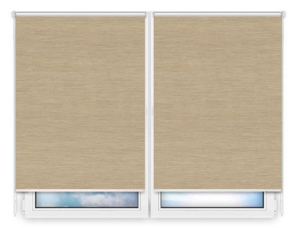 Рулонные шторы Мини Корсо блэкаут темно-бежевый цена. Купить в «Мастерская Жалюзи»